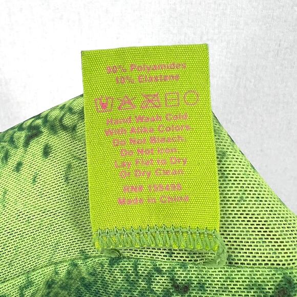 CULT GAIA X BRATZ Sheridan Pants Womens XL Green Ombre Snakeskin Flare NEW - Picture 12 of 16